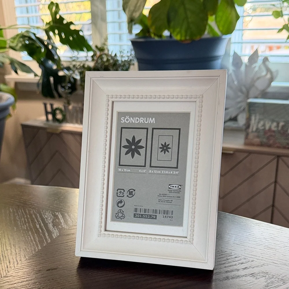 IKEA White Picture Frame Collection - Set of 5